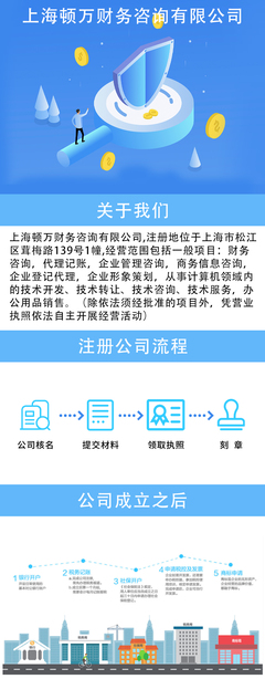 上海松江注冊公司費用及財務咨詢指南